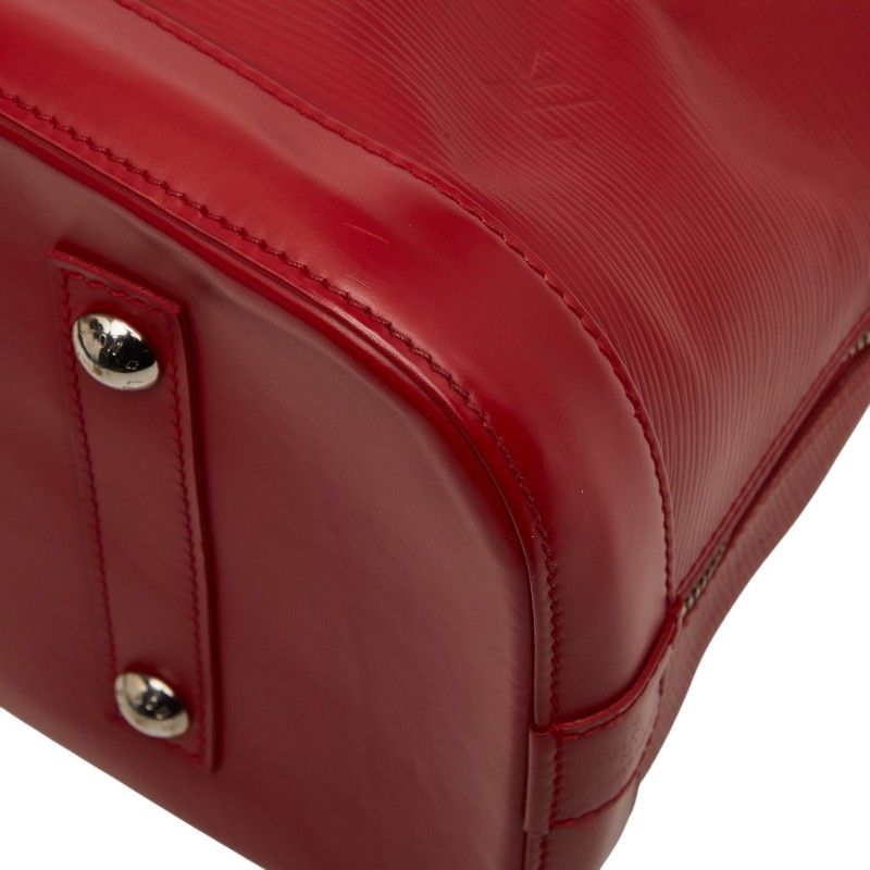 Louis Vuitton Epi Alma GM Handbag Carmine Red Leather — view 5