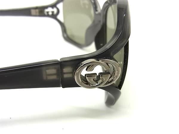 Gucci Sunglasses Interlocking GG S Gray Lens Clear Acetate Eyewear — view 3