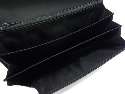 Prada Wallet Triangle Logo Black Tessuto Nylon Bifold Mark — view 4