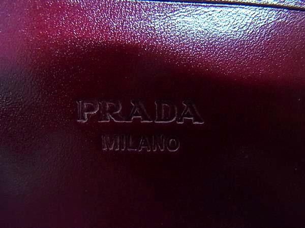 Prada Wallet Red Leather Bifold — view 6