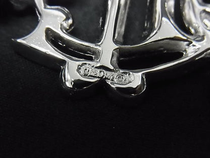 Dior Brooch Silver Metal Rhinestone — view 4