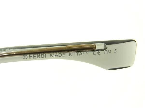 Fendi Sunglasses Zucca S Clear Lens Gray Acetate Eyewear — view 6