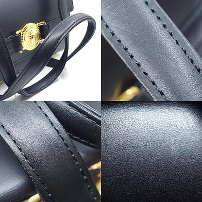 Versace Handbag Vanity Pouch Box Sun God Yellow Gold Black Leopard Print — view 9