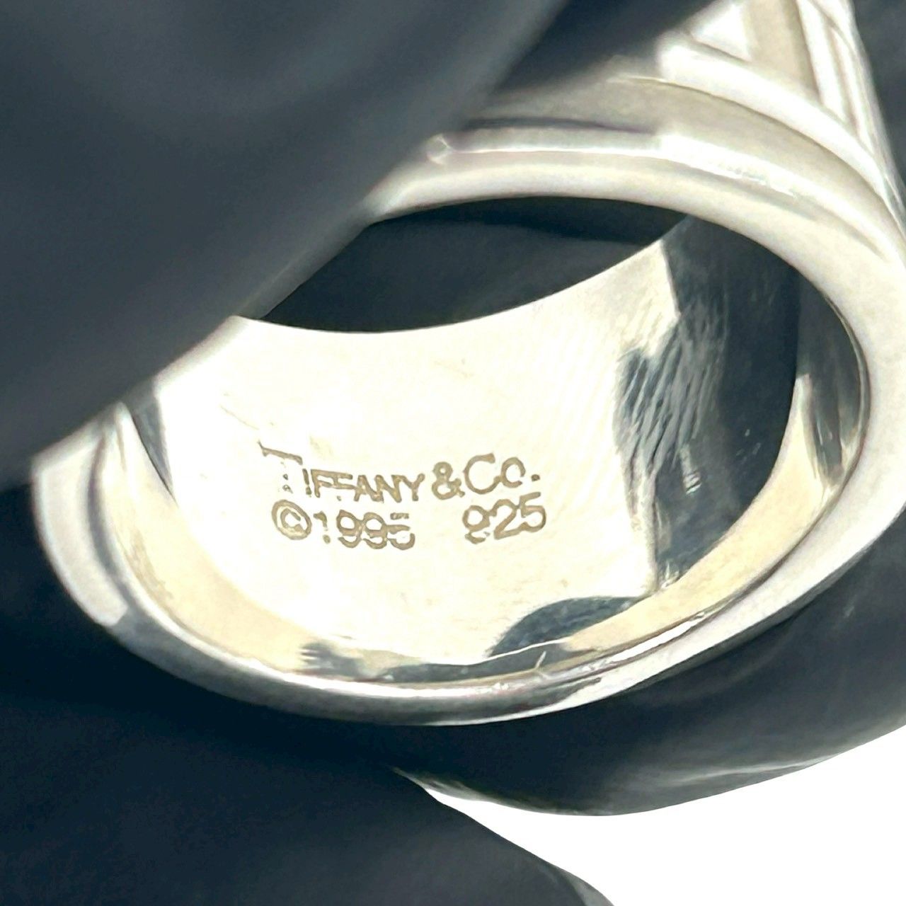 Tiffany & Co Wide Atlas Ring 925 Sterling Silver — view 3