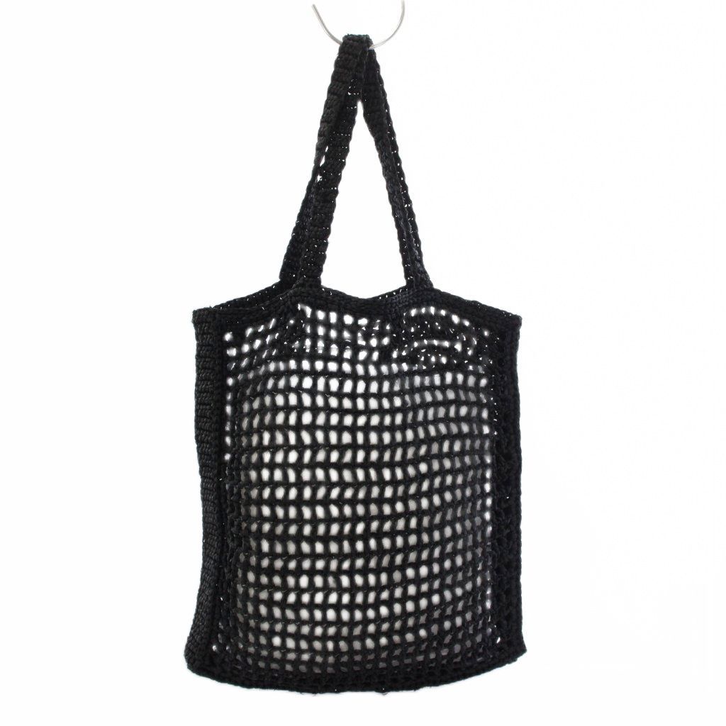 Prada Crochet Tote Black KH — view 2