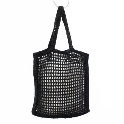 Prada Crochet Tote Black KH — view 2