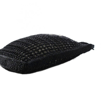 Prada Crochet Tote Black KH — view 3