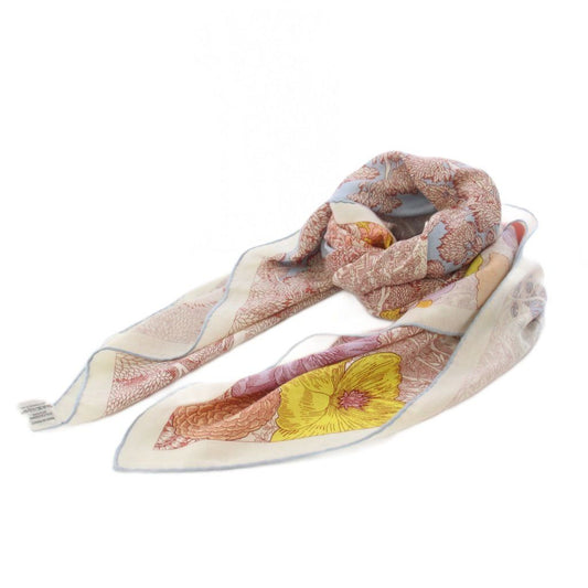 Hermes Carre Retour a la Nature Scarf White KH