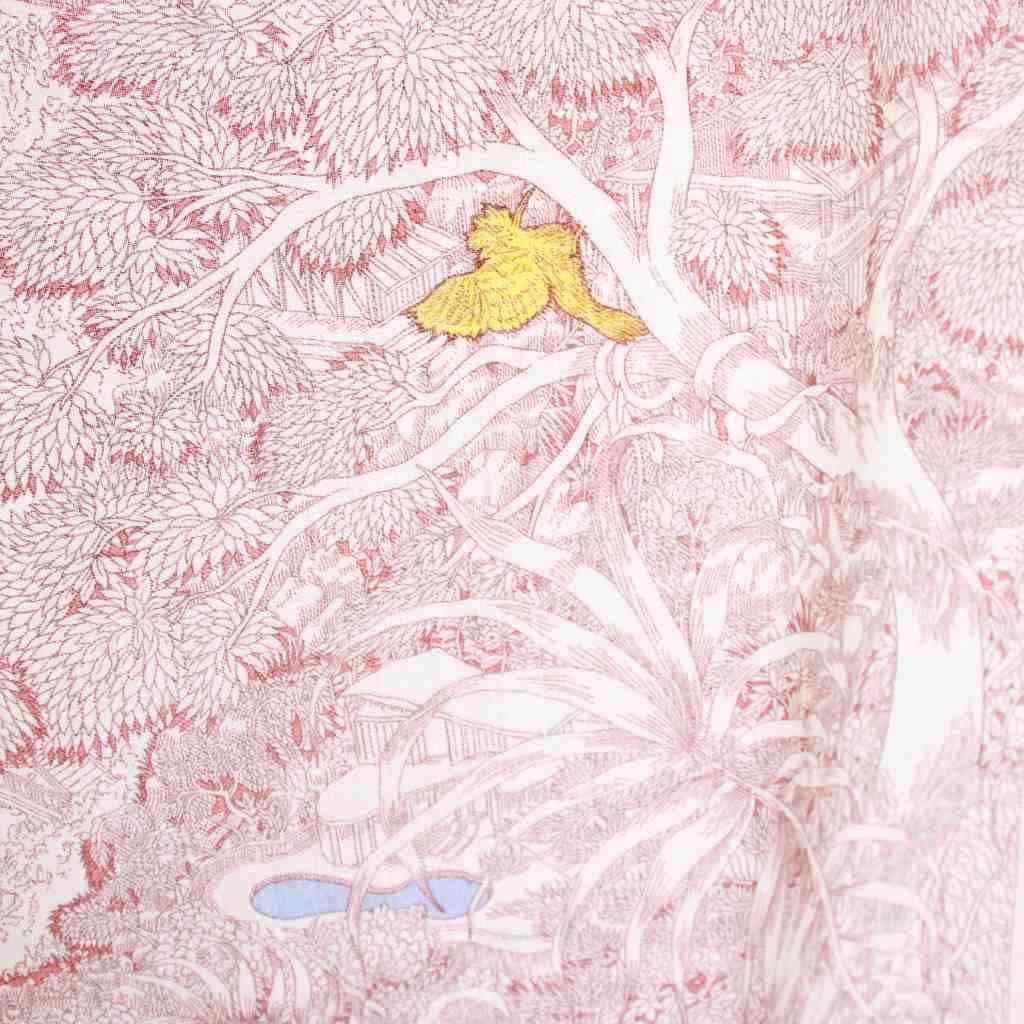 Hermes Carre Retour a la Nature Scarf White KH — view 4