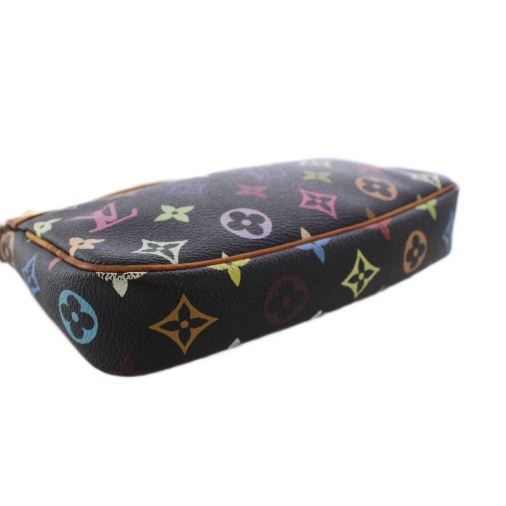 Louis Vuitton Multi Monogram Pochette Handbag Pouch Noir KH — view 4