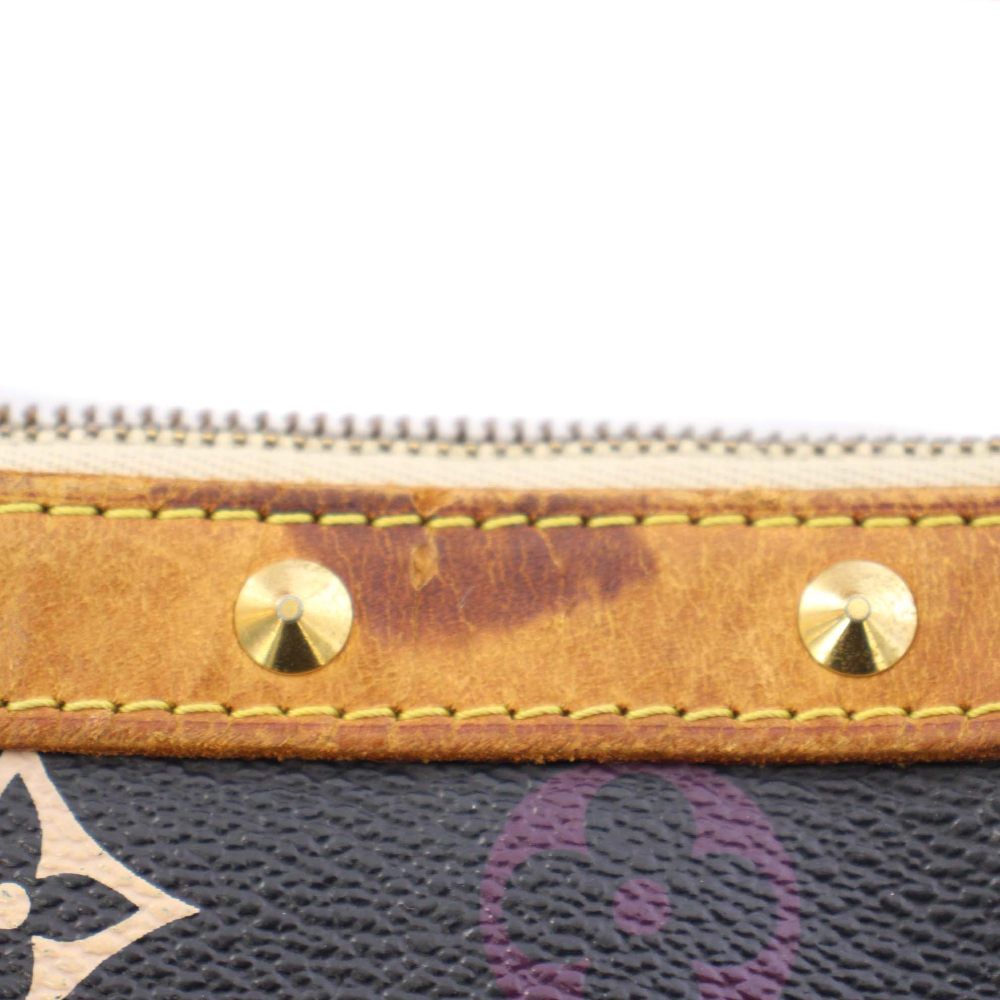Louis Vuitton Multi Monogram Pochette Handbag Pouch Noir KH — view 8