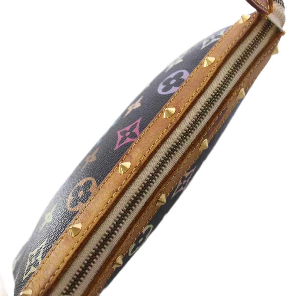 Louis Vuitton Multi Monogram Pochette Handbag Pouch Noir KH — view 6