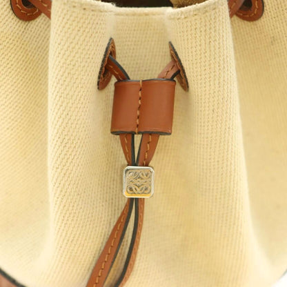 Loewe Small Balloon Bag Anagram Logo Drawstring Hand Shoulder Canvas Leather — view 4