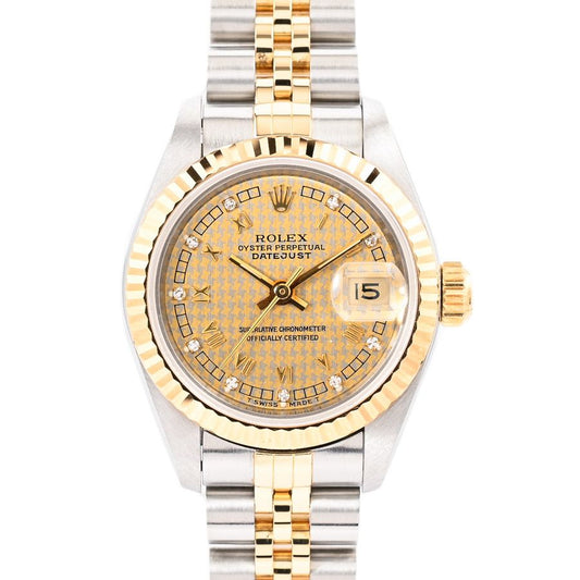 Rolex Watch Datejust Gold