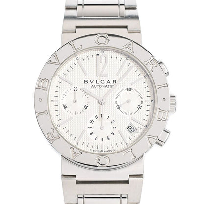 Bvlgari Watch Chronograph Silver