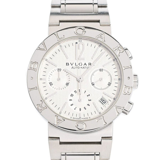 Bvlgari Watch Chronograph Silver