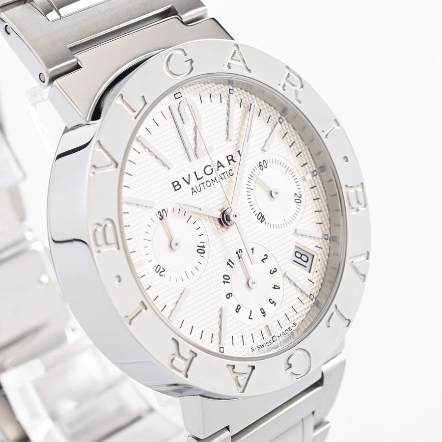 Bvlgari Watch Chronograph Silver — view 4