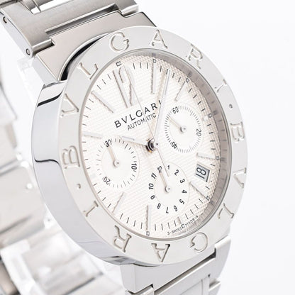 Bvlgari Watch Chronograph Silver — view 4