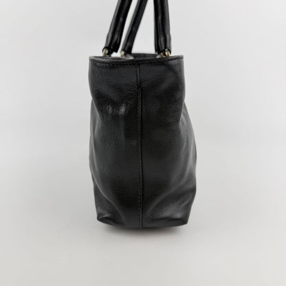 Prada Handbag Black Leather Vintage — view 5