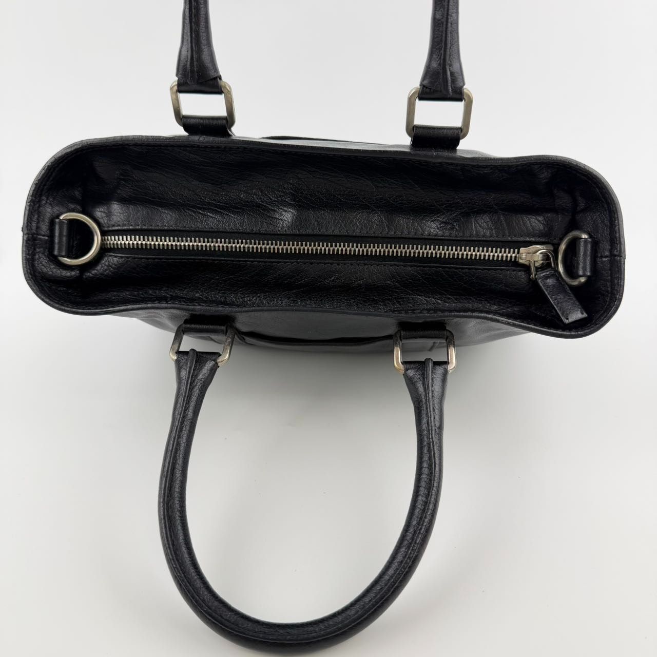 Prada Handbag Black Leather Vintage — view 7