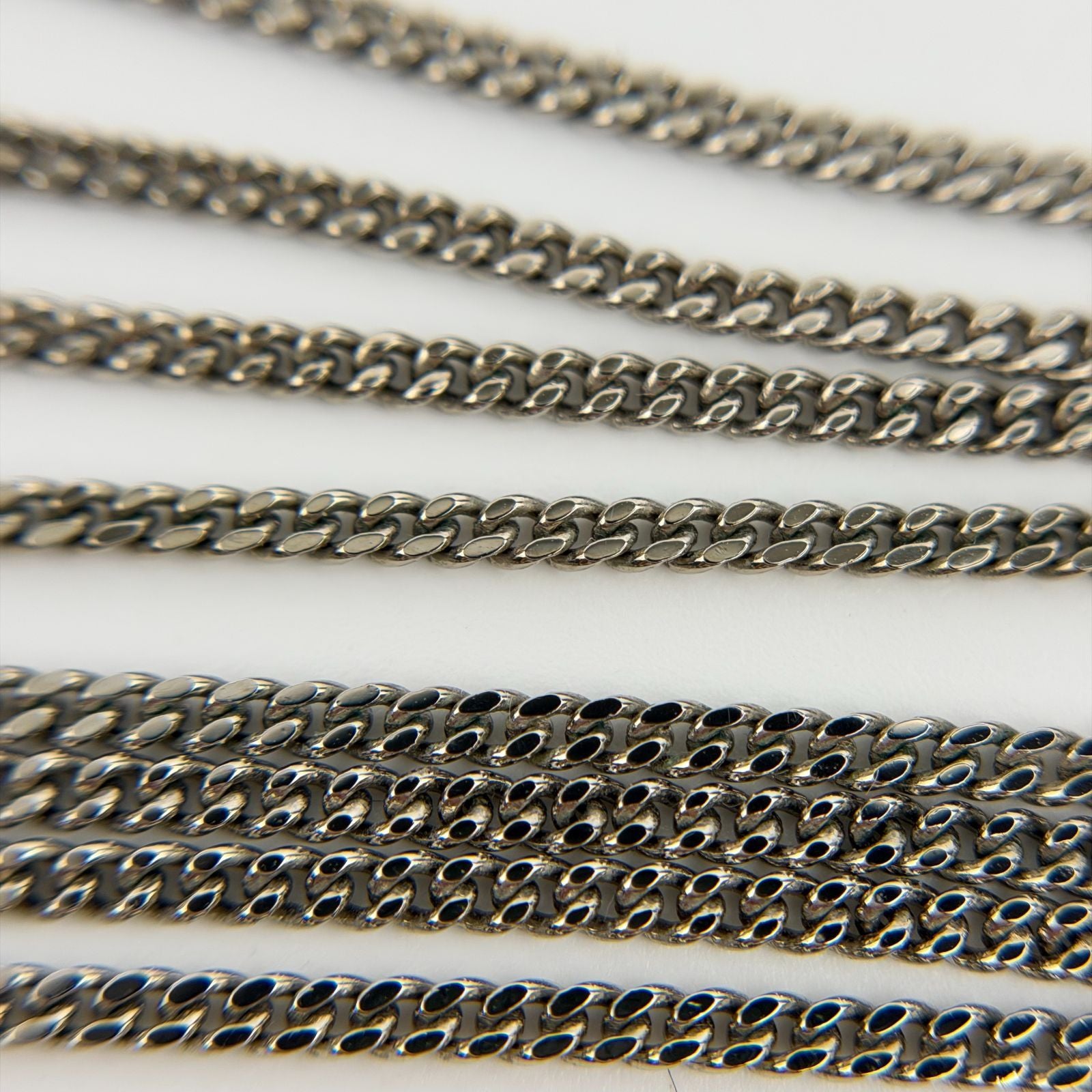 Fendi FF Logo Necklace Silver Vintage — view 6