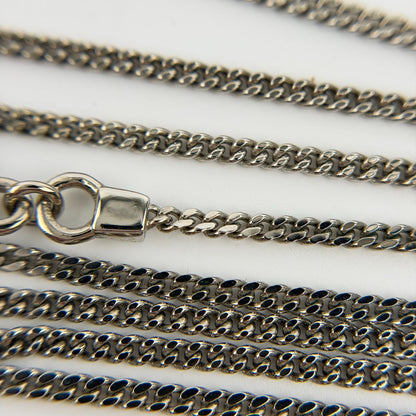 Fendi FF Logo Necklace Silver Vintage — view 7