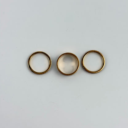 Dior Ring Set Gold Vintage — view 2