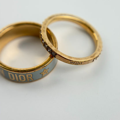 Dior Ring Set Gold Vintage — view 7