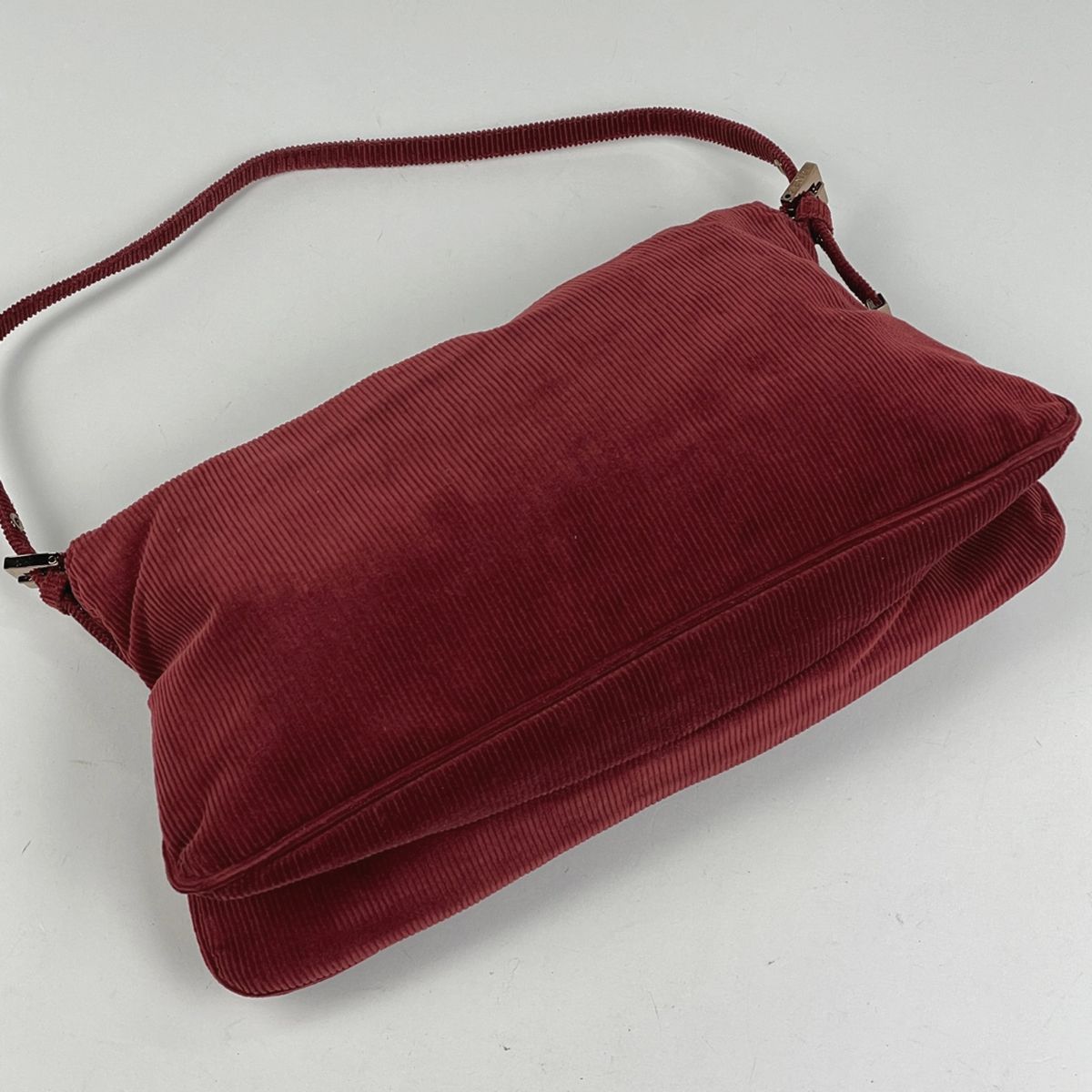 Fendi Zucca Logo Shoulder Bag Corduroy — view 2