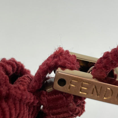 Fendi Zucca Logo Shoulder Bag Corduroy — view 4