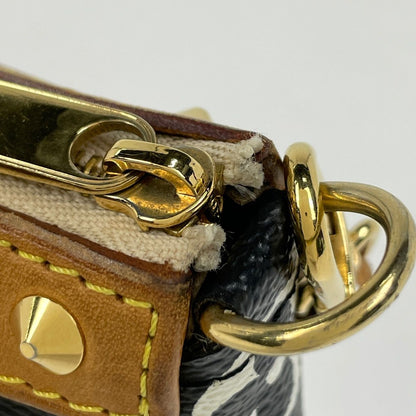 Louis Vuitton Pochette Handbag Pouch Monogram Multi Color Noir — view 4