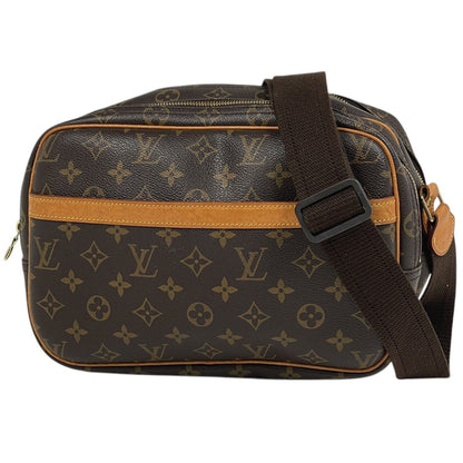 Louis Vuitton Reporter PM Crossbody Shoulder Bag Monogram Brown