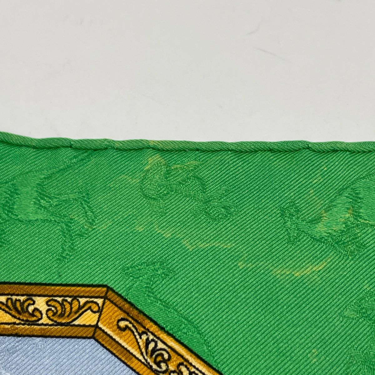 Hermes Carre 90 Orbis Australis Dulces Exuviae Australia Pattern Map Scarf Silk — view 5