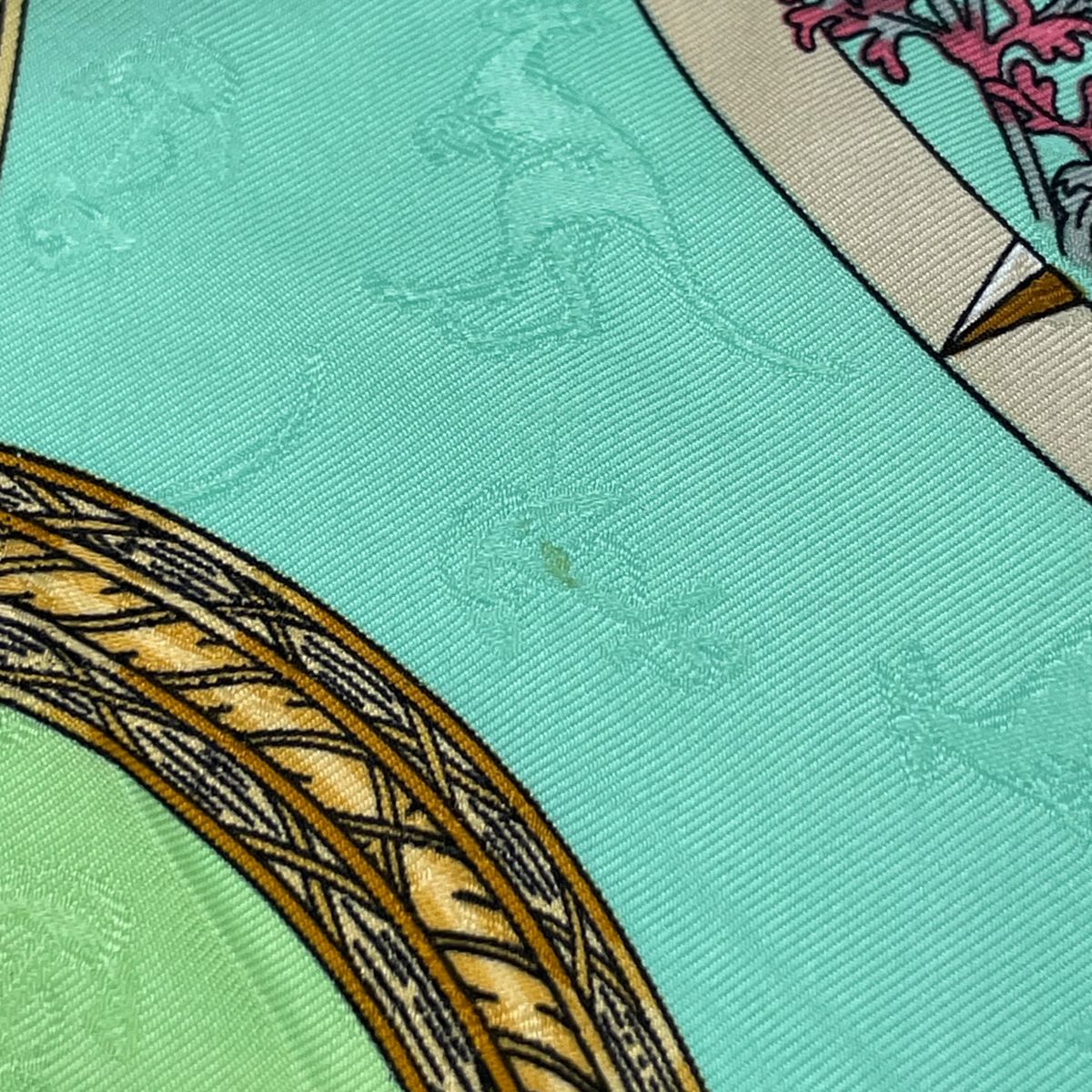 Hermes Carre 90 Orbis Australis Dulces Exuviae Australia Pattern Map Scarf Silk — view 7