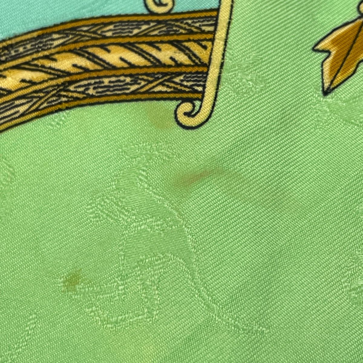 Hermes Carre 90 Orbis Australis Dulces Exuviae Australia Pattern Map Scarf Silk — view 6