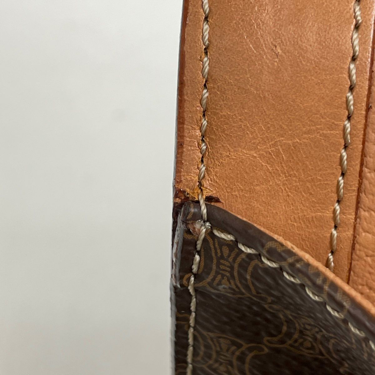 Celine Macadam 2-Way Shoulder Bag Brown — view 7