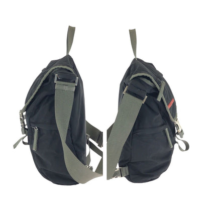 Prada Sports Line Black Gray Silver Nylon Shoulder — view 8
