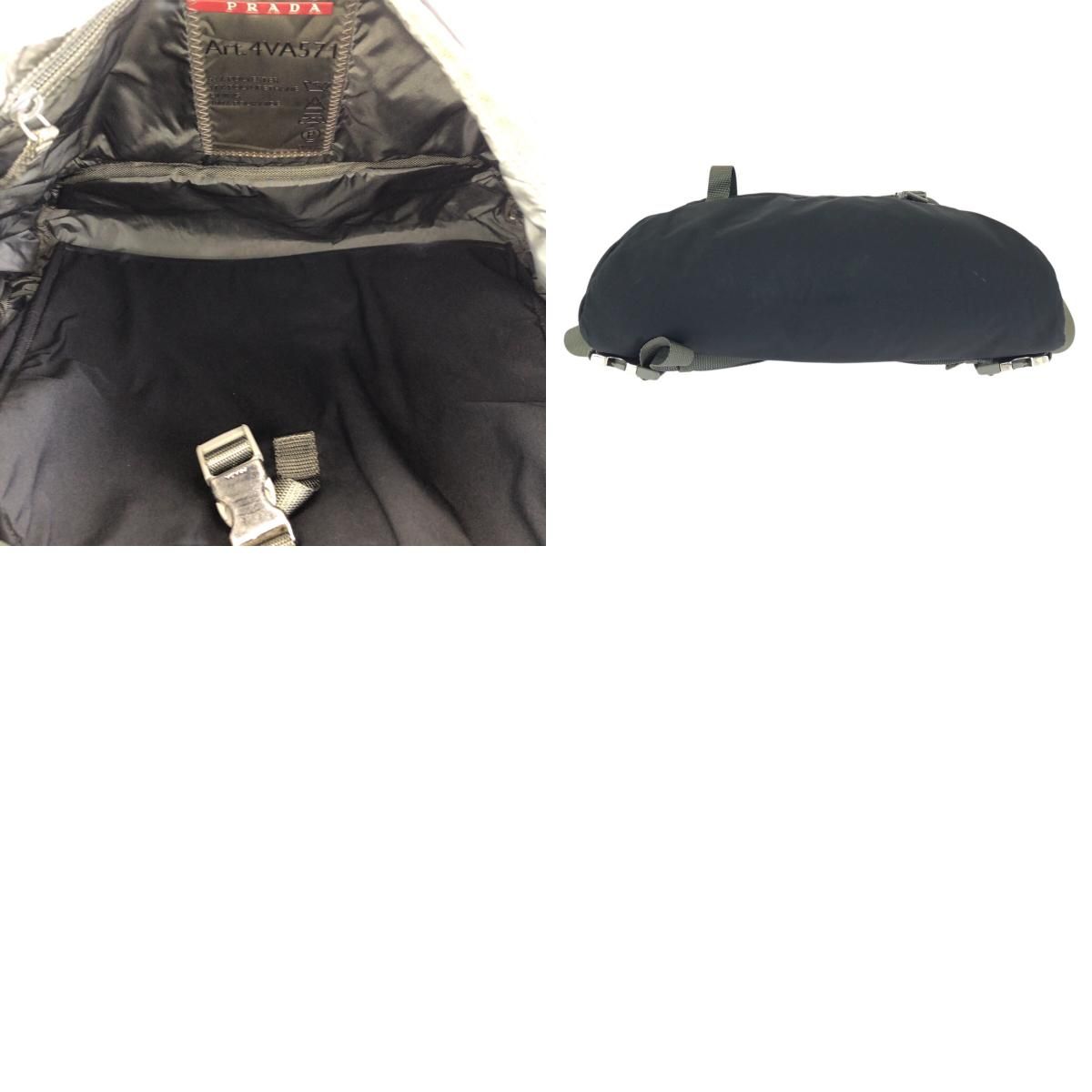 Prada Sports Line Black Gray Silver Nylon Shoulder — view 9