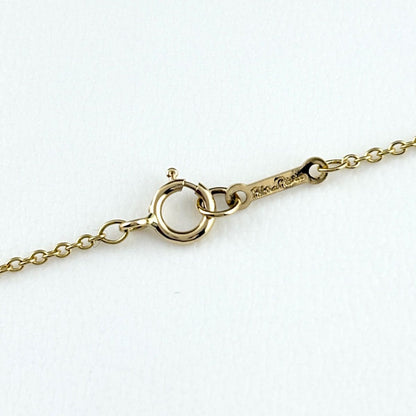 Tiffany & Co Rubbing Heart Necklace YG Yellow Gold Pendant Elsa Peretti 750 — view 4