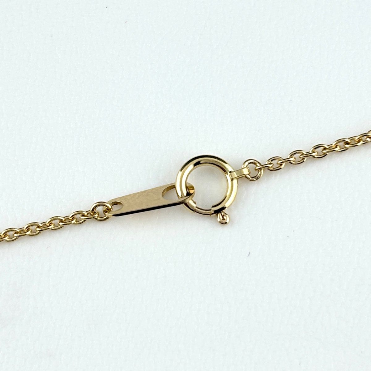 Celine Pave Diamond Necklace YG Yellow Gold Pendant — view 5