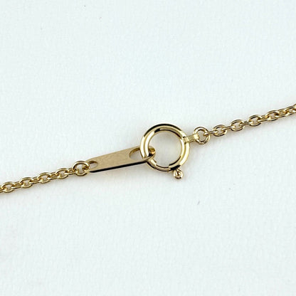 Celine Pave Diamond Necklace YG Yellow Gold Pendant — view 5