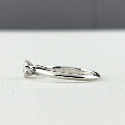 Tiffany & Co Solitaire Ring Platinum Diamond — view 5