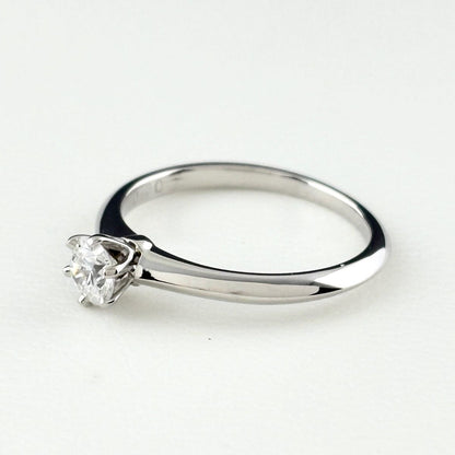 Tiffany & Co Solitaire Ring Platinum Diamond — view 3