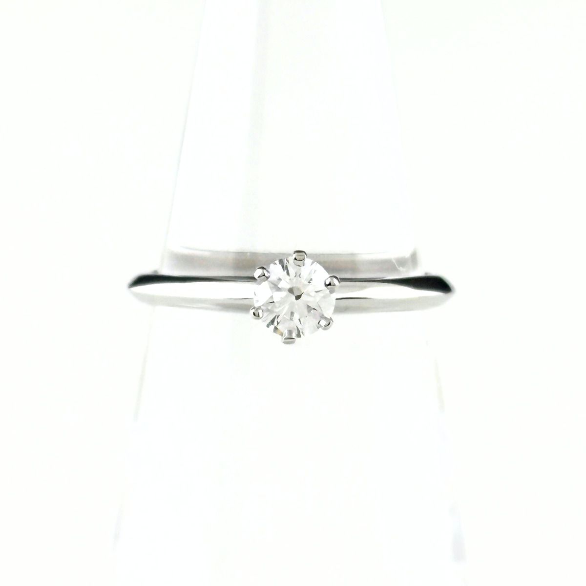 Tiffany & Co Solitaire Ring Platinum Diamond
