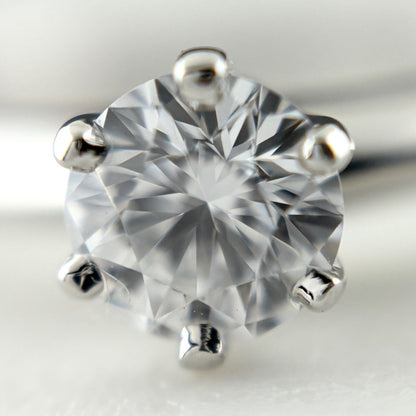 Tiffany & Co Solitaire Ring Platinum Diamond — view 2