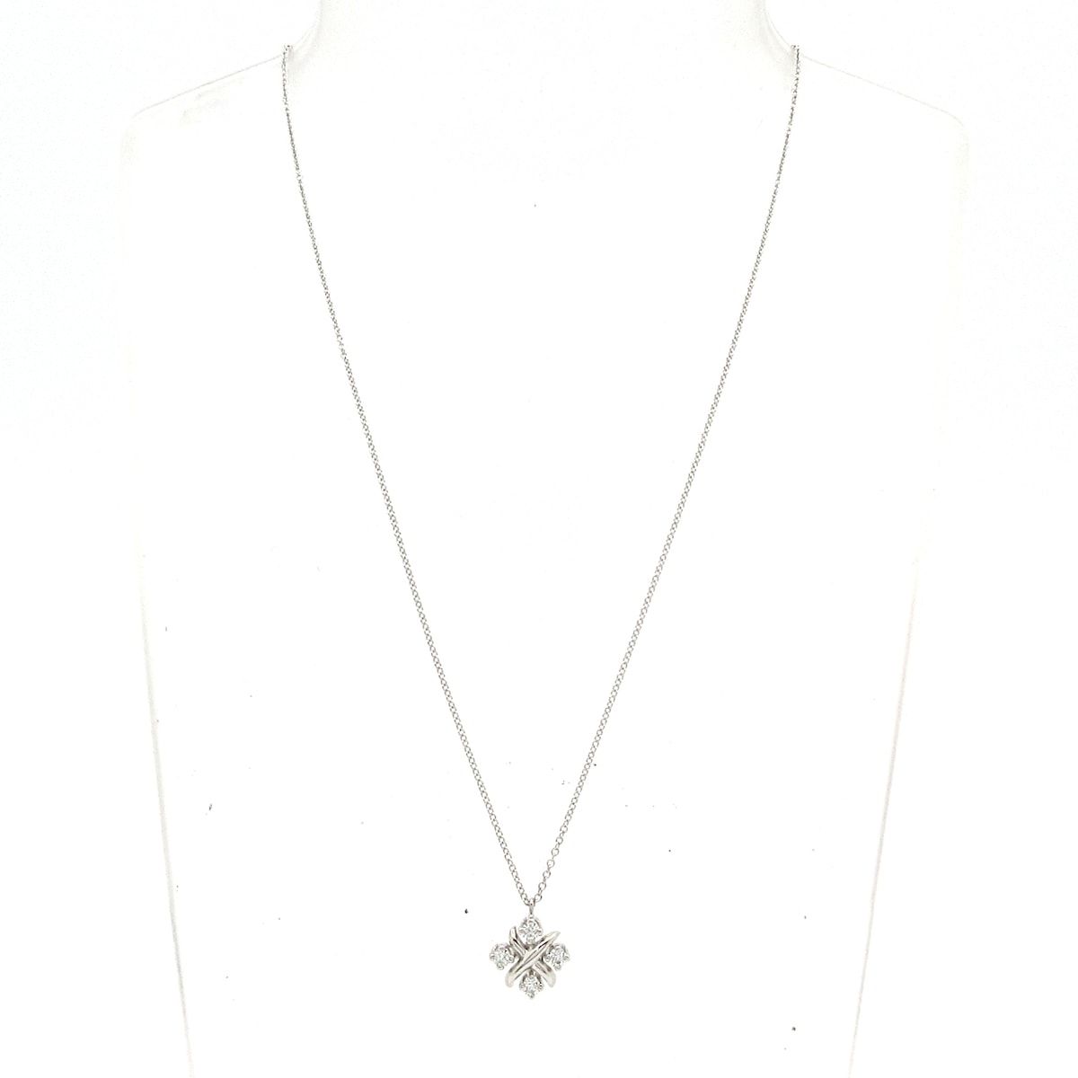 Tiffany & Co Necklace 16 Stone Pendant Sixteen Diamond — view 2