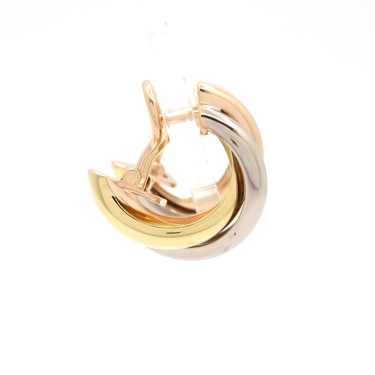 Cartier Earrings Trinity 18k Clip Type — view 2