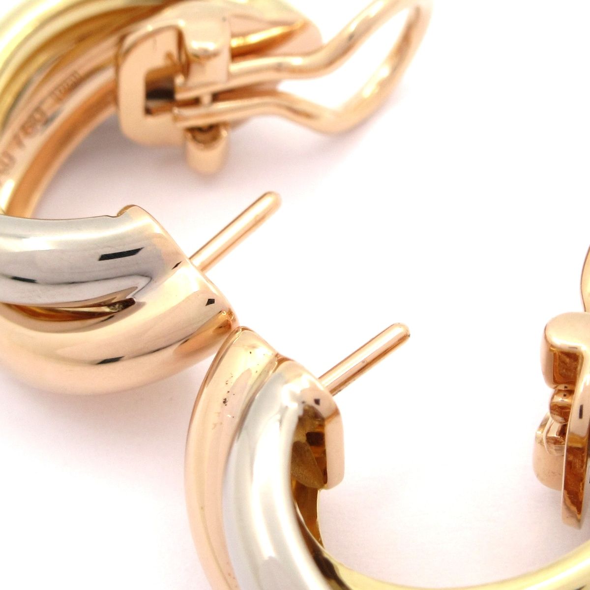 Cartier Earrings Trinity 18k Clip Type — view 4