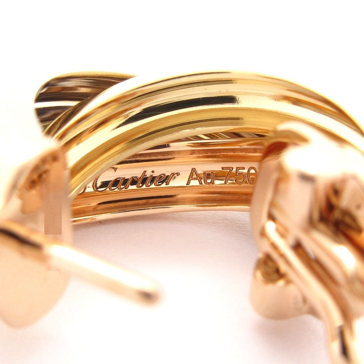 Cartier Earrings Trinity 18k Clip Type — view 5