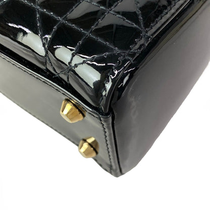 Dior Lady Mini Bag Black Gold Leather — view 9